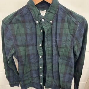 Crewcuts Green and Blue Checkered Shirt